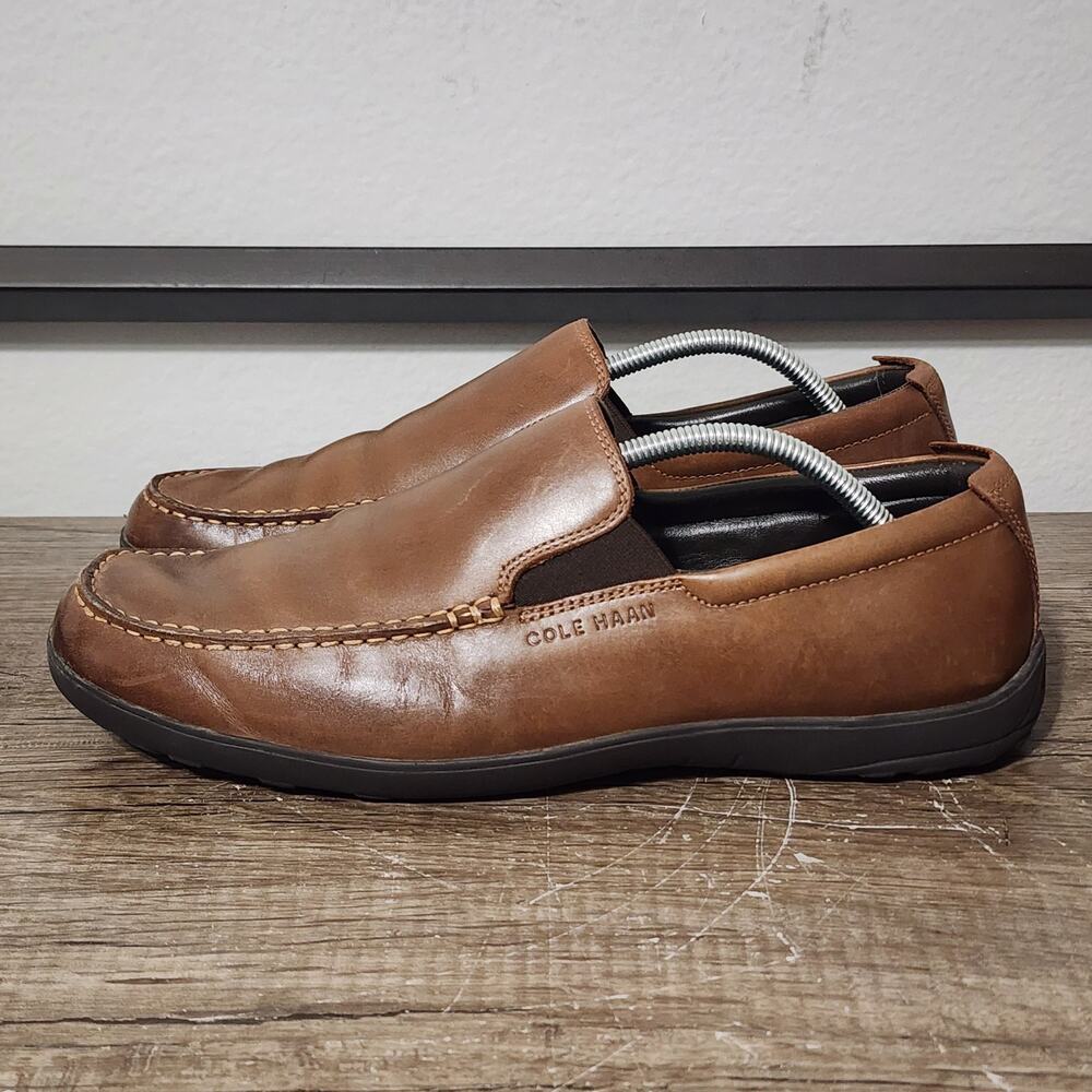 Cole Haan Harbor Venetian II Men's Slip-On Shoes Loafers Size 12 Brown
